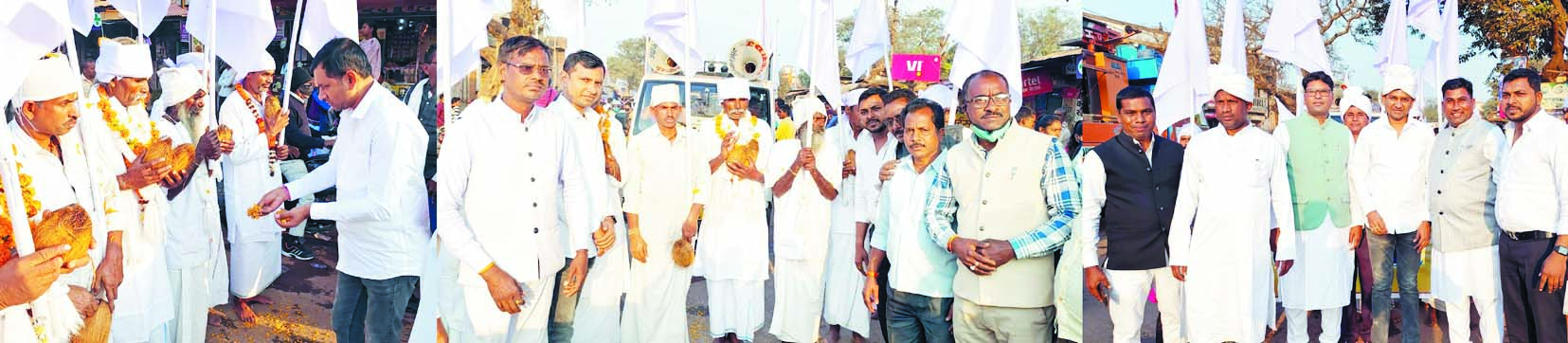 गुरु घासीदास जयंती गुरु पर्व पर निकाली शोभायात्रा, जगह-जगह स्वागत गुरु घासीदास जयंती गुरु पर्व पर निकाली शोभायात्रा, जगह-जगह स्वागत
