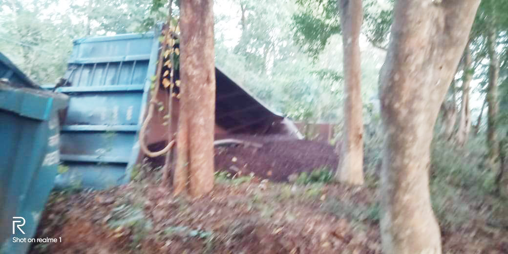  केके रेललाईन में तकनीकी हादसा, मालगाड़ी के 16डिब्बे बेपटरी