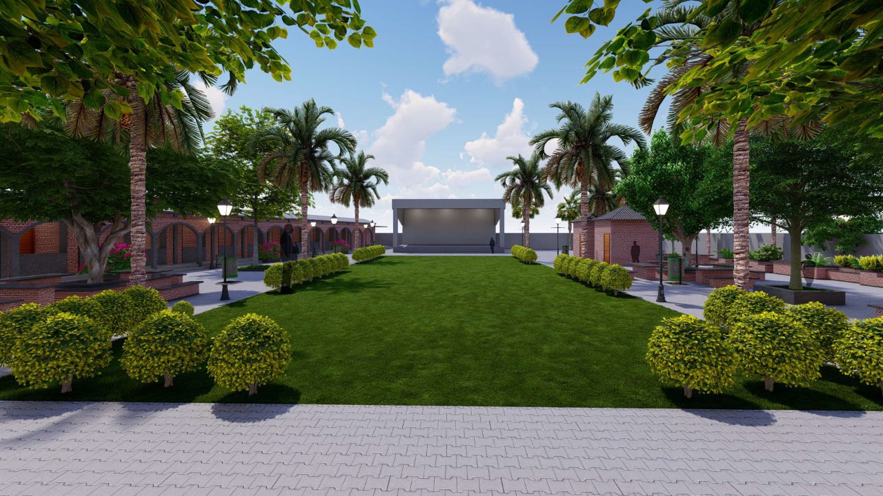 सौंदर्यीकरण से सांस्कृतिक एवं अन्य कार्यों के लिए स्थल में कमी नहीं आने का दिया आश्वासन