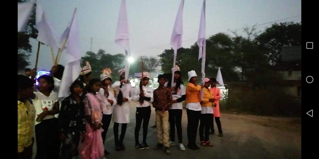घासीदास जयंती पर शोभायात्रा घासीदास जयंती पर शोभायात्रा