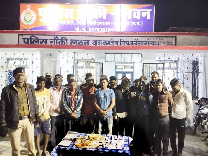22 सटोरिये पकड़ाए, नगदी जब्त 22 सटोरिये पकड़ाए, नगदी जब्त