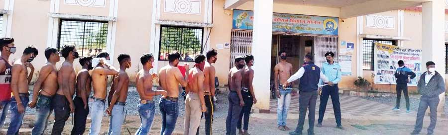 सुरक्षा जवानों की विशेष भर्ती रैली कैंप, 163 युवाओं का चयन