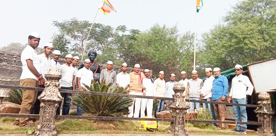 कांग्रेस सेवादल का ध्वज वंदन कार्यक्रम कांग्रेस सेवादल का ध्वज वंदन कार्यक्रम