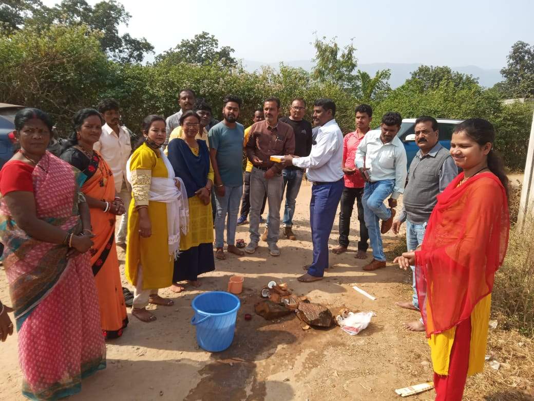 सीसी सडक़ निर्माण का भूमिपूजन