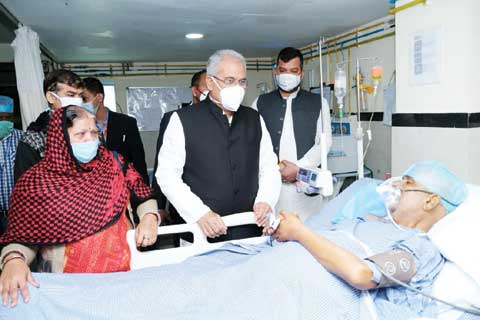  सीएम ने अर्जुन हिरवानी के स्वास्थ्य की ली जानकारी