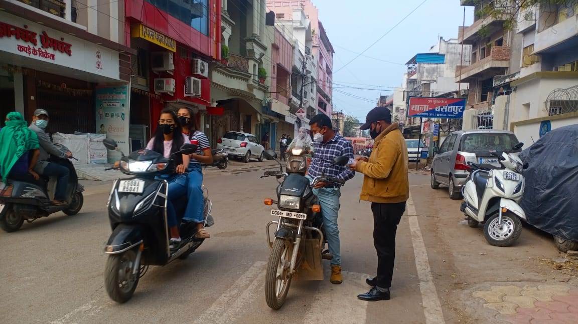 मास्क नहीं, 63 हजार जुर्माना मास्क नहीं, 63 हजार जुर्माना