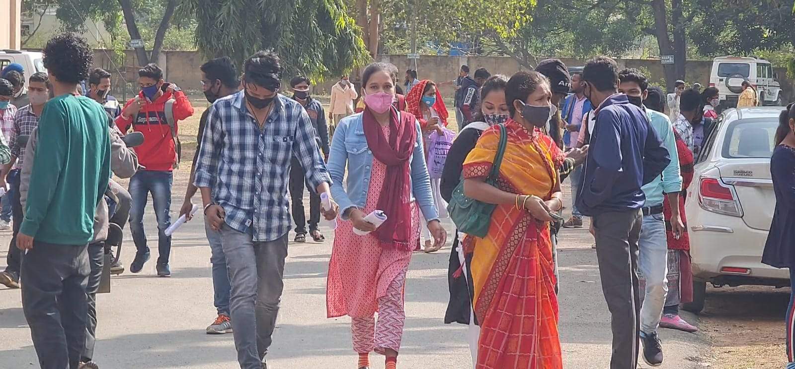 जिले में 2 हजार से अधिक ने दी ग्रेड 3 भर्ती परीक्षा