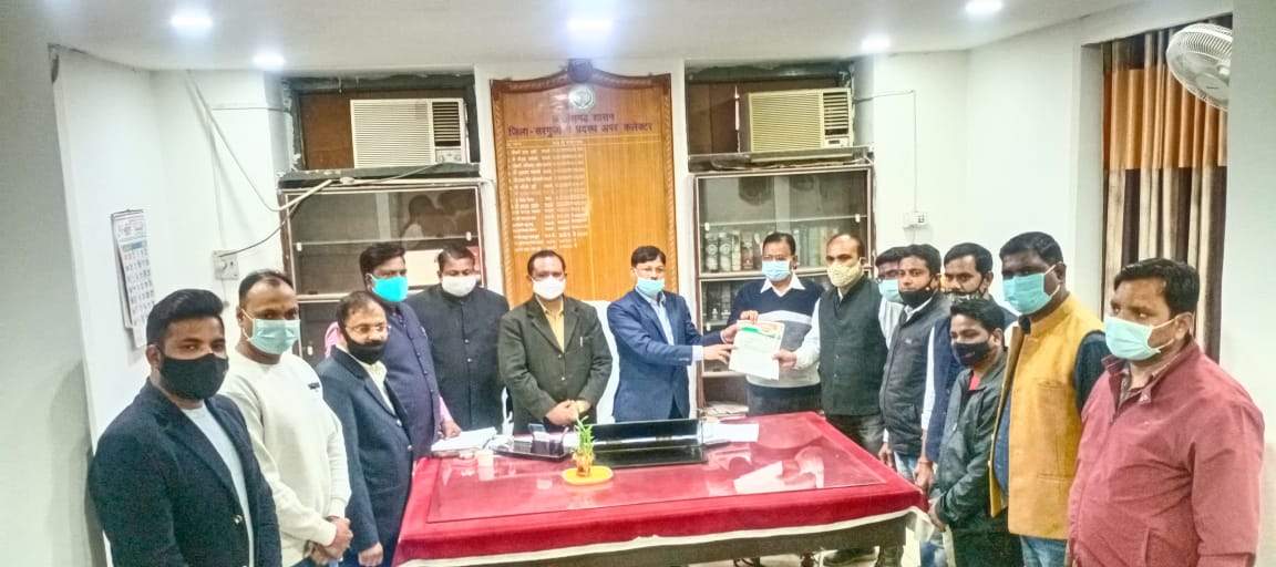 भाजपा किसान मोर्चा ने धान खरीदी की समय सीमा बढ़ाने राज्यपाल के नाम सौंपा ज्ञापन