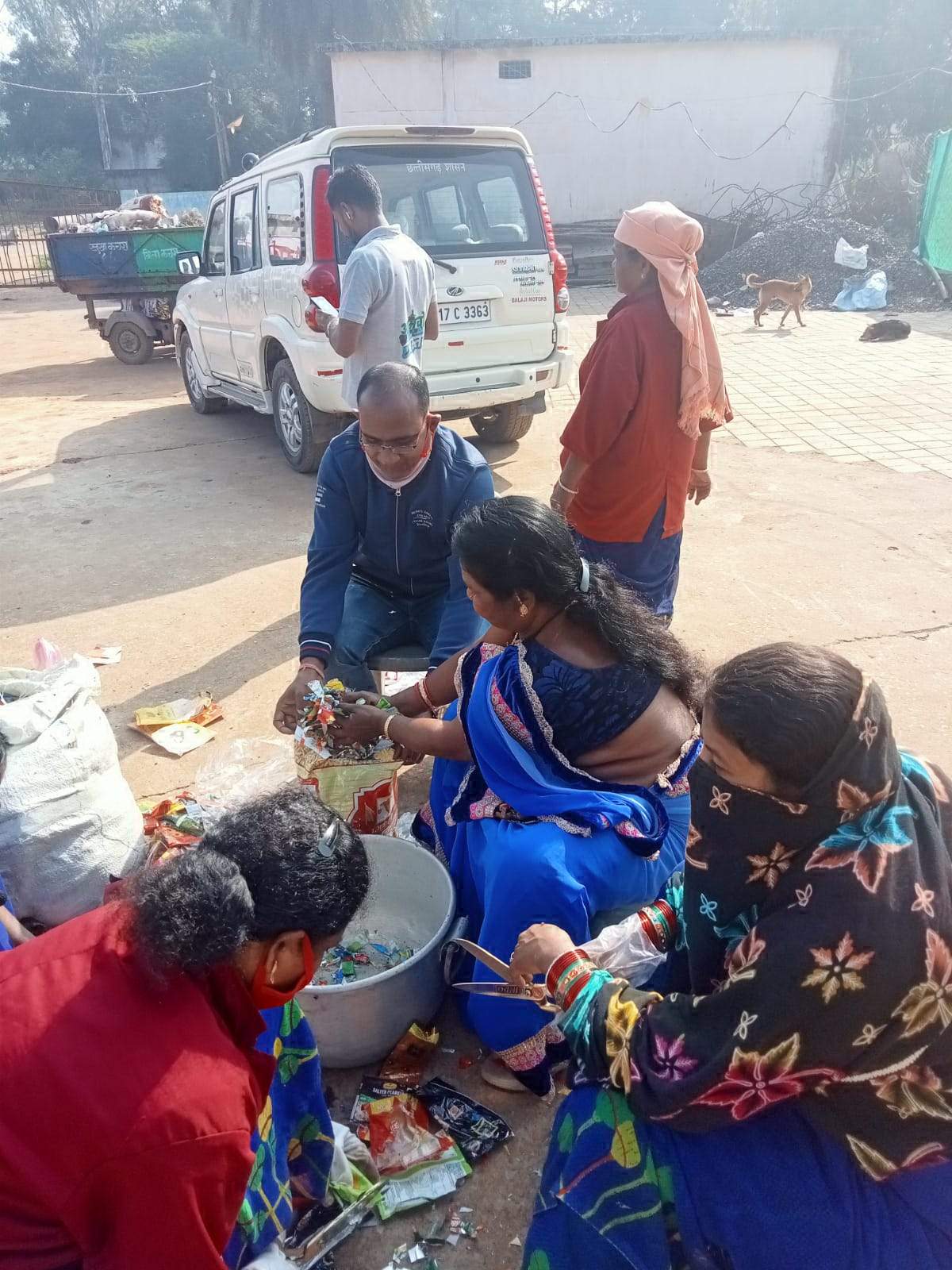 सूखा कचरा प्रबंधन का प्रशिक्षण