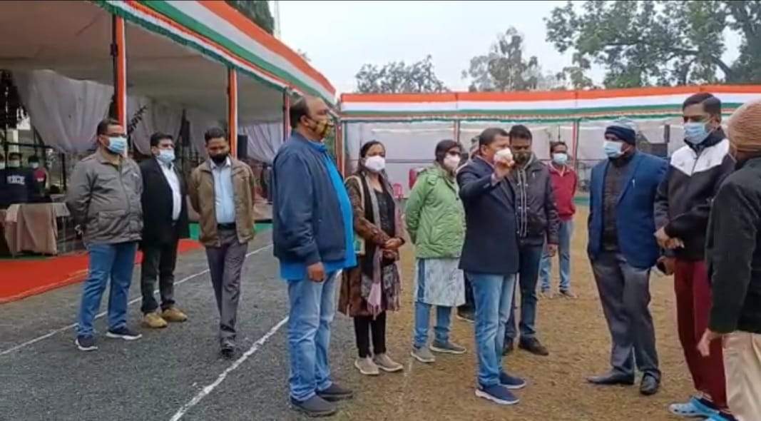 कलेक्टर-एसपी ने गणतंत्र दिवस समारोह के अंतिम पूर्वाभ्यास का लिया जायजा