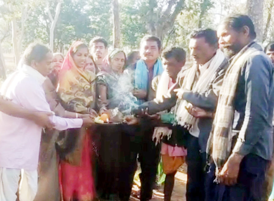 जिपं सदस्य पाल ने किया बोरखनन का भूमिपूजन जिपं सदस्य पाल ने किया बोरखनन का भूमिपूजन