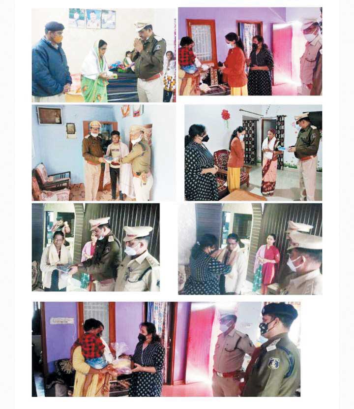 नक्सल मोर्चों में शहीद 37 जवानों के परिजनों का सम्मान