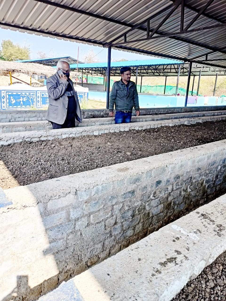 मॉडल गौठान के रूप में विकसित करने अवलोकन