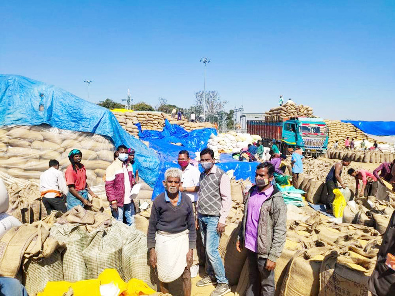 वनभूमि के किसानों ने बेचा धान, खुश हुए वनांचल के किसान, सीएम का आभार माना