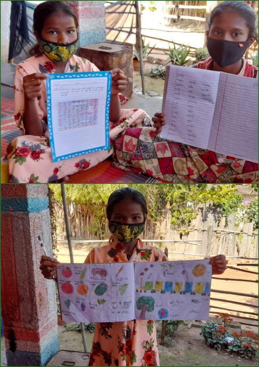 भाषा, गणितीय की बुनियादी कौशल को निखारने वाट्सअप से बच्चों को दिये जा रहे टास्क मैसेज