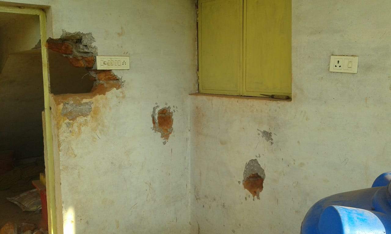 दुकान में सेंधमारी कर चोरी की कोशिश