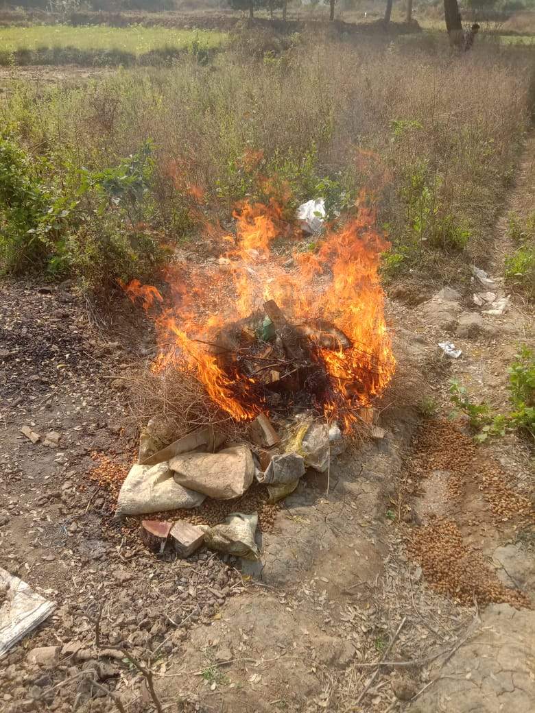 35 लीटर महुआ शराब जब्त, 1 बंदी