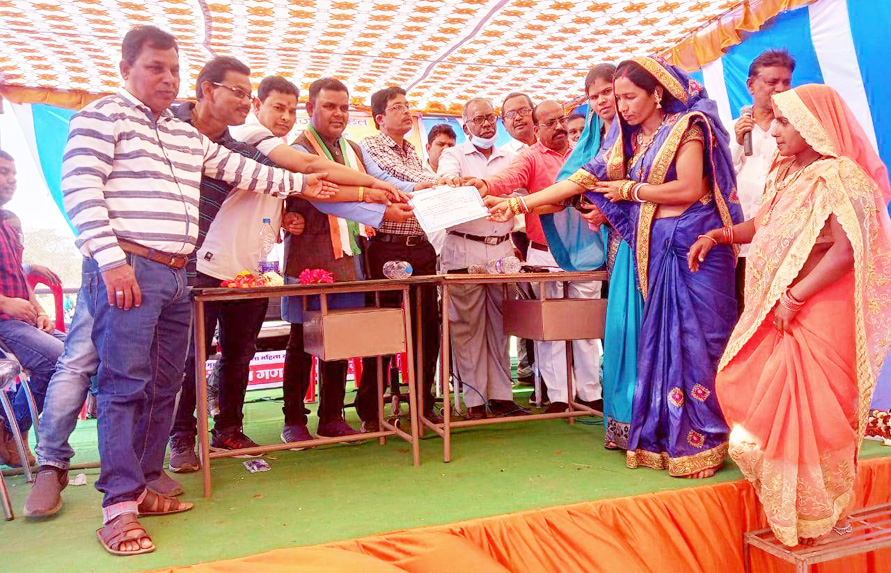गौठान मेला, महिला समूह को प्रशस्ति पत्र