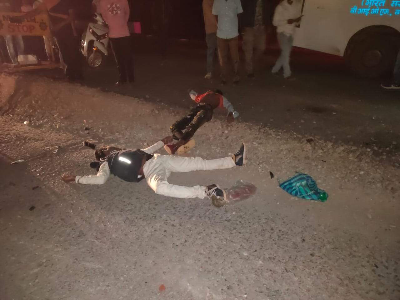 ट्रक-बाइक में भिड़त, एक मौत