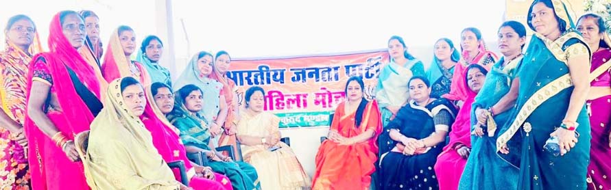 महिला मोर्चा कर रही विधानसभा चुनाव की तैयारी