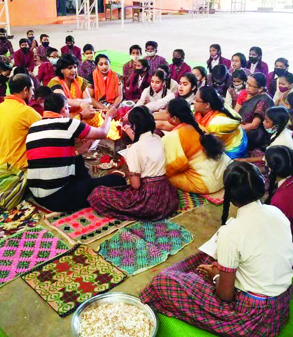 दयानंद सरस्वती की जयंती पर हवन