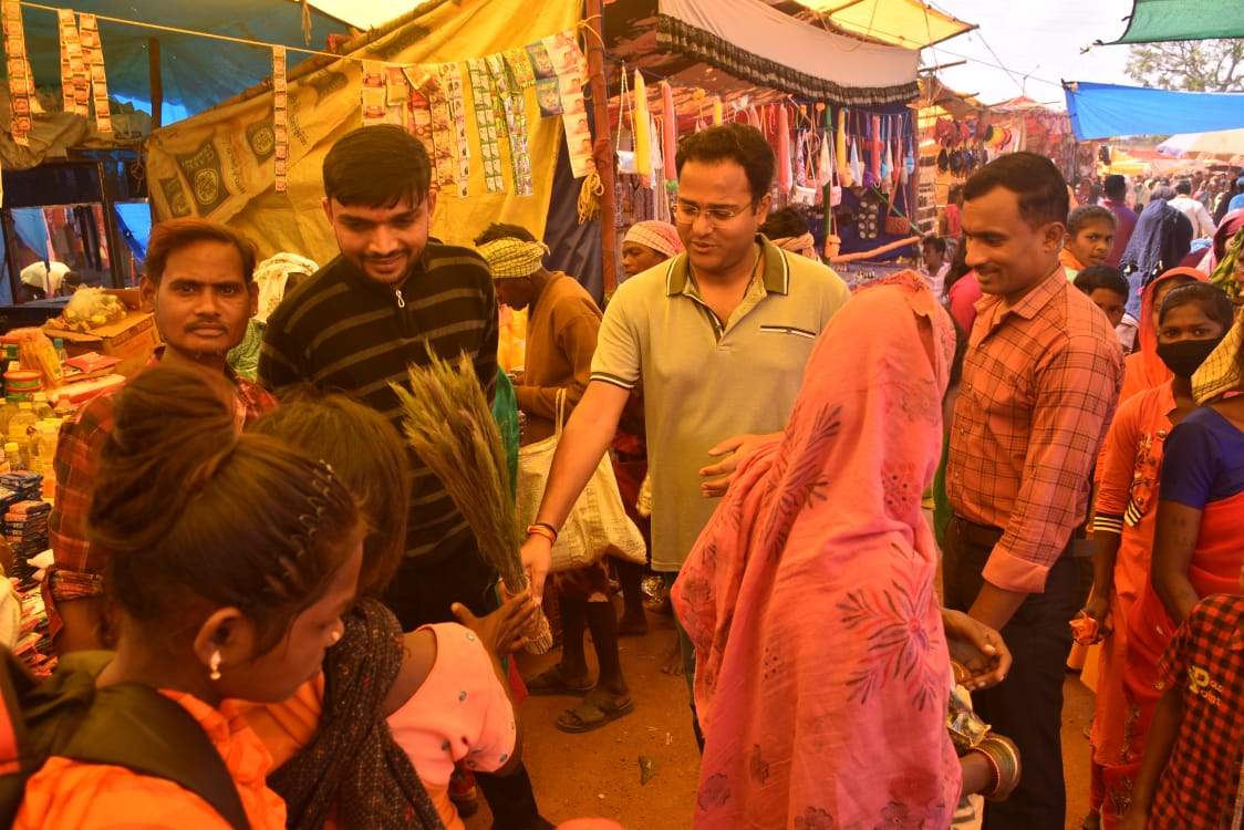 कलेक्टर ने माता मावली मेला का किया निरीक्षण