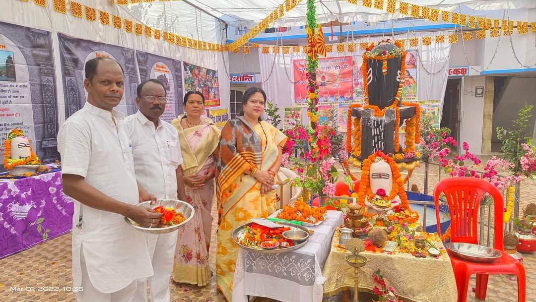 12 ज्योतिर्लिंगों का झांकी का प्रदर्शन