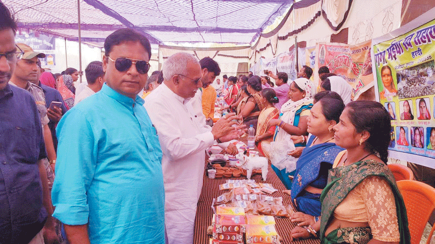 बिहान मेले में छत्तीसगढ़ी सहित राजस्थानी व्यंजन आकर्षण का केंद्र रहा बिहान मेले में छत्तीसगढ़ी सहित राजस्थानी व्यंजन आकर्षण का केंद्र रहा
