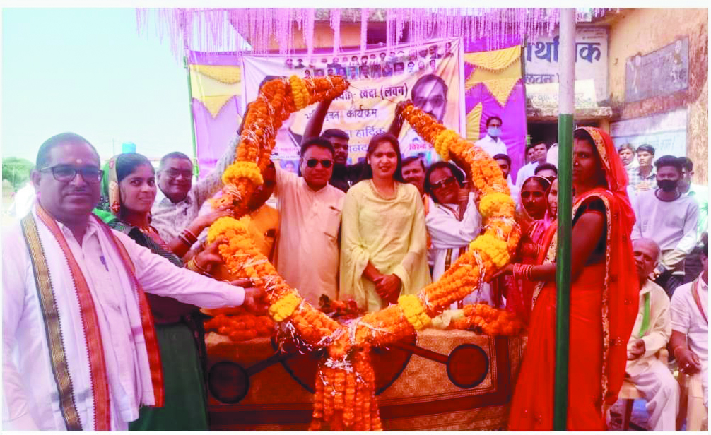 खैंदा में शकुंतला ने किया लाखों के विकास कार्यों का भूमिपूजन खैंदा में शकुंतला ने किया लाखों के विकास कार्यों का भूमिपूजन