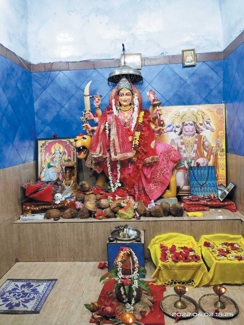 दुर्गा मंदिर में मनोकामना ज्योत