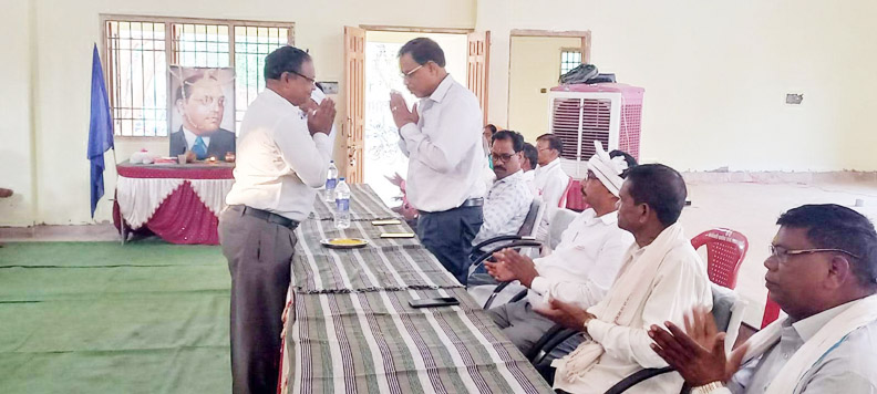 अम्बेडकर के आदर्शों पर चलने का संकल्प