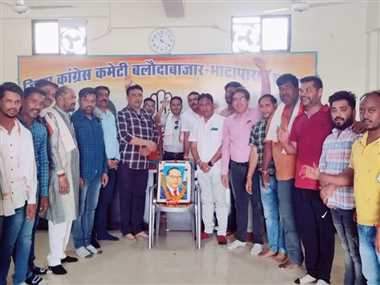 कांग्रेसियों ने मनाई अंबेडकर जयंती