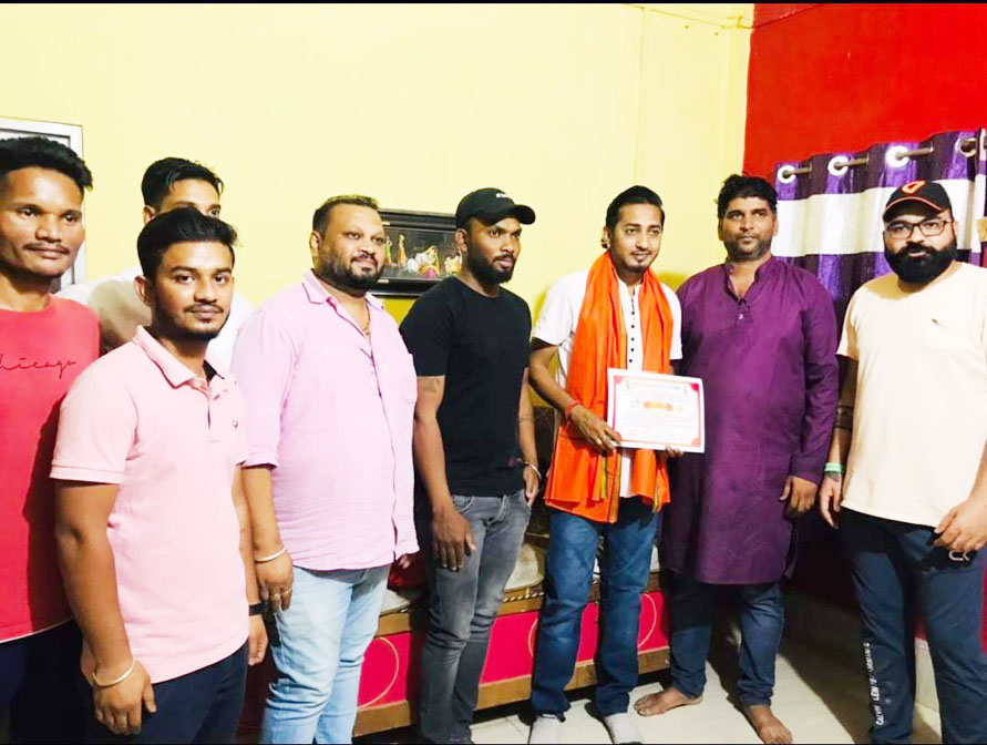 नपा के आरआई गौरी शंकर को नागरिक सुरक्षा सेवा सम्मान