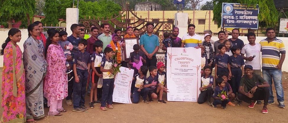 राष्ट्रीय मल्लखंब हैण्ड स्टैण्ड स्पर्धा के विजेता पहुंचे नारायणपुर, जोरदार स्वागत