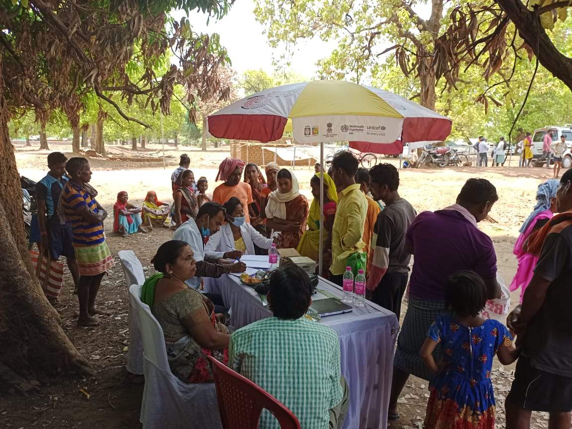 पाहुरनार स्वास्थ्य मेले में सैकड़ों लाभांवित
