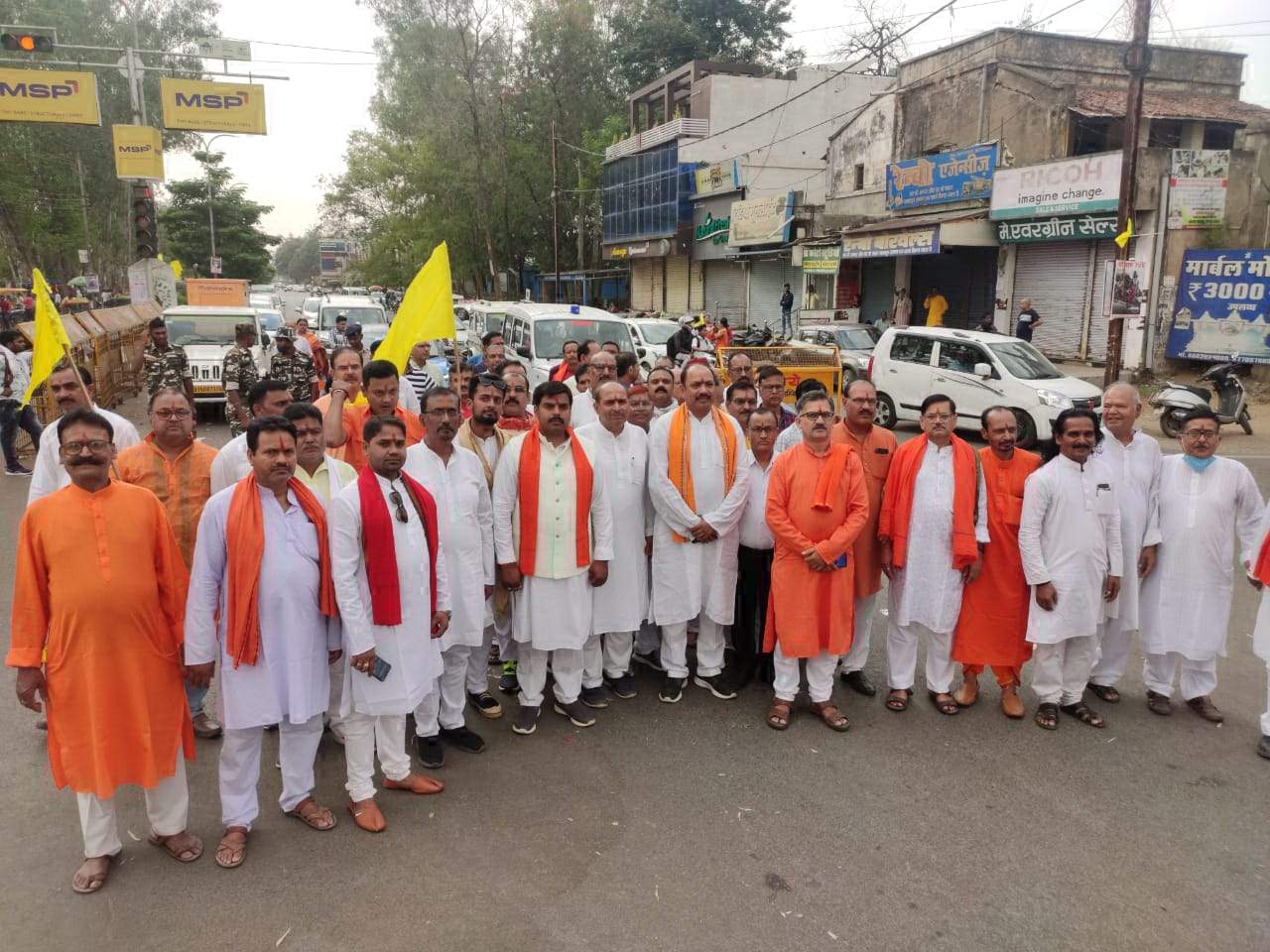 सर्व ब्राह्मण समाज ने भगवान परशुराम जयंती पर शहर में निकाली भव्य शोभायात्रा