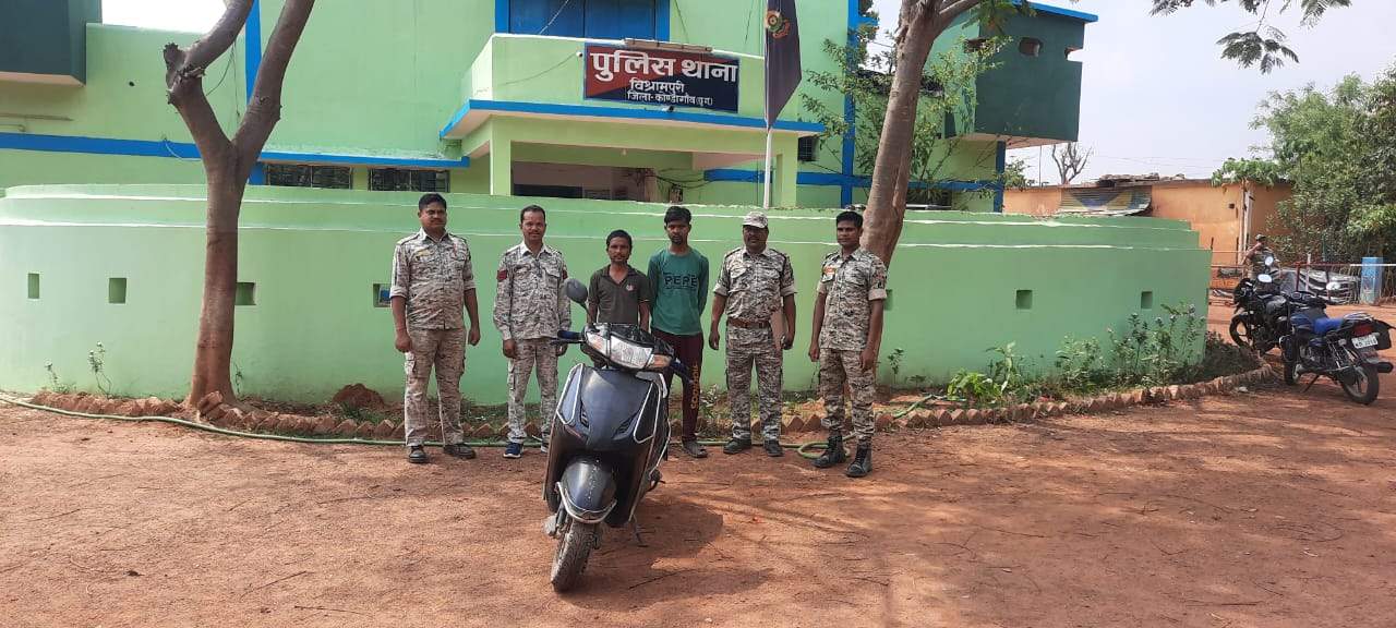 चोरी हुए एक्टीवा का आरोपी गिरफ्तार चोरी हुए एक्टीवा का आरोपी गिरफ्तार