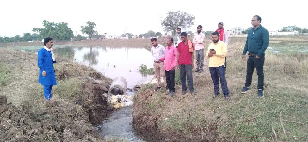 गंगरेल के पानी से बदलने लगी लिमाही तालाब की तस्वीर