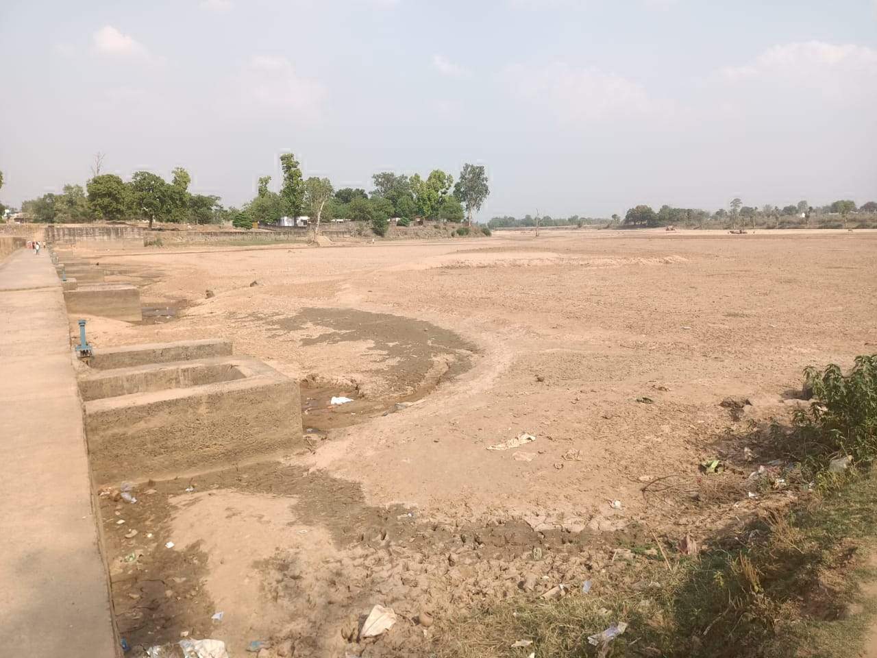 कन्हर नदी सूखा, रामानुजगंज में जल संकट गहराया