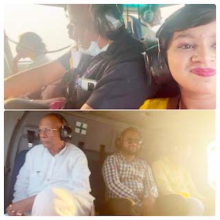 आरू ने गृहमंत्री के साथ किया हेलीकॉप्टर में सफर, कहा सपना जैसे लगा