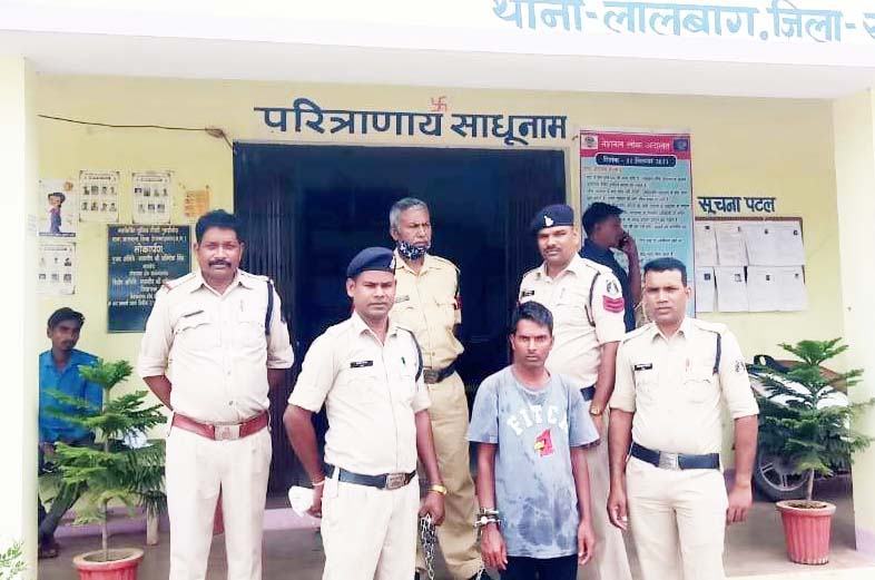 हत्या का आरोपी चंद घंटों में पकड़ाया हत्या का आरोपी चंद घंटों में पकड़ाया