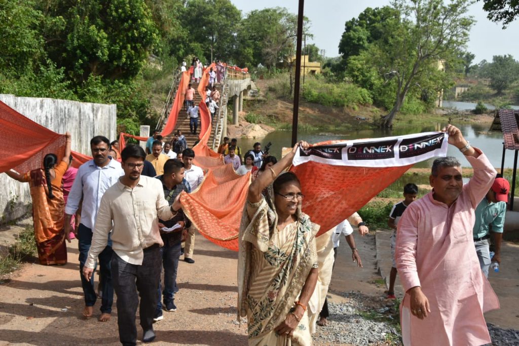 सर्वाधिक लंबी चुनरी का रोड शो