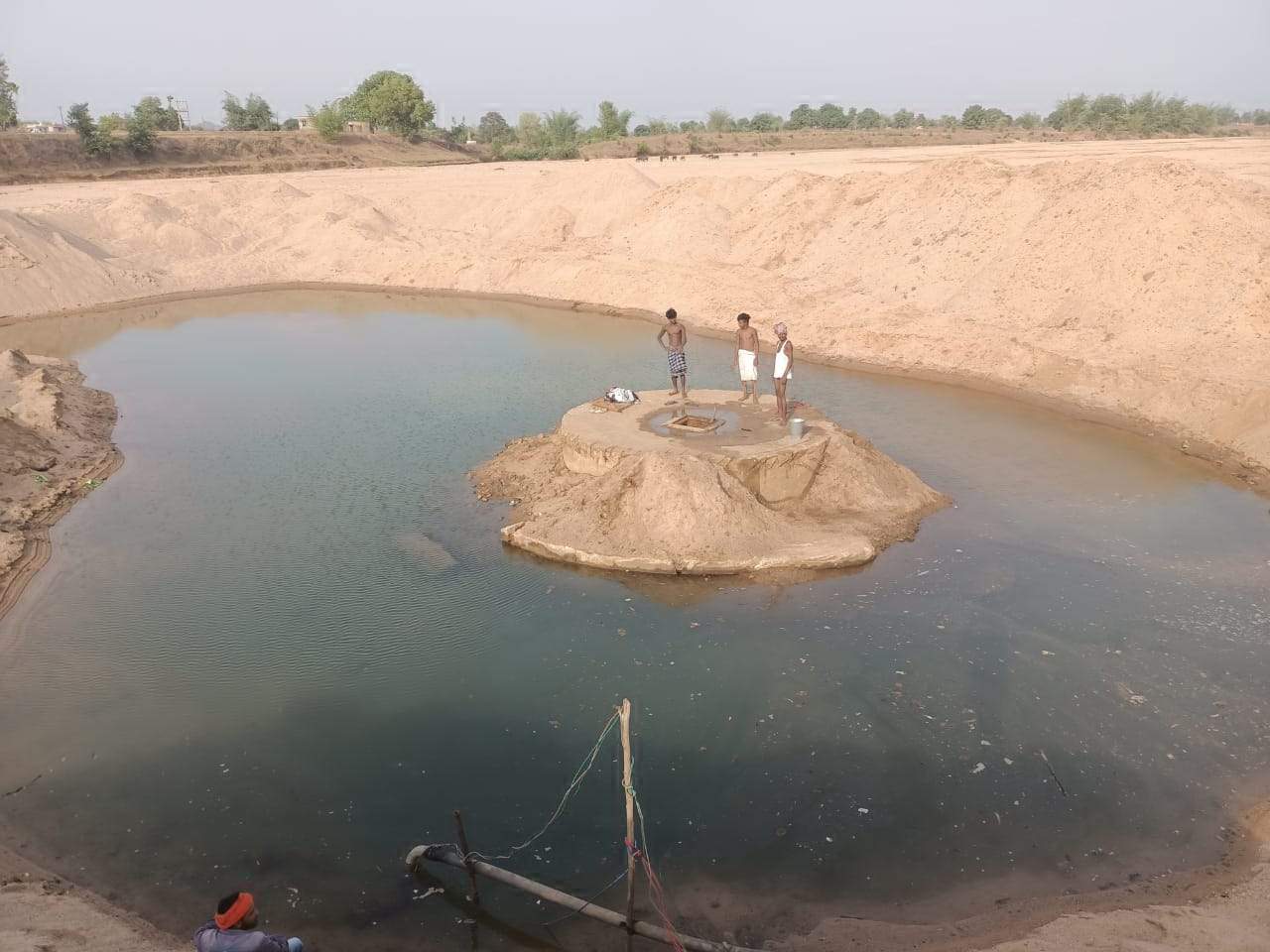 डबरी निर्माण से रामानुजगंज में दोनों टाइम हो रही पेयजल आपूर्ति