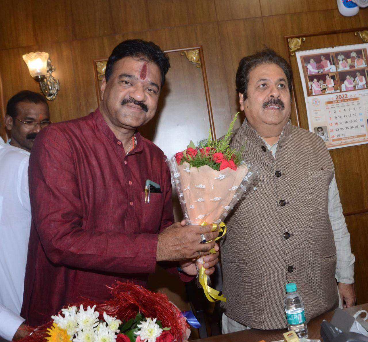 रेखचंद ने राज्यसभा उम्मीदवारों से मुलाकात कर दी शुभकामनाएं