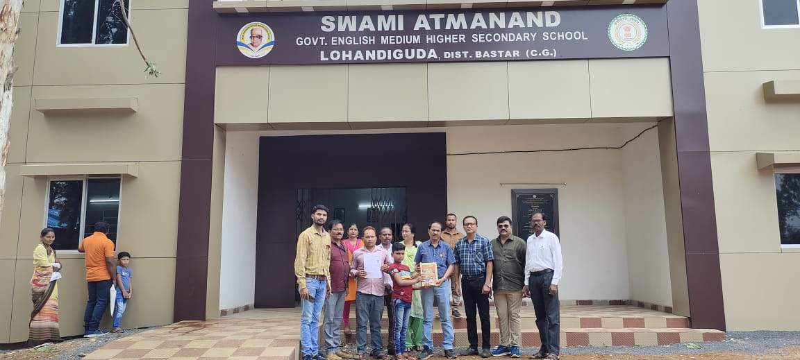 भैंसगांव के छात्र जीवन दास का हुआ आत्मानंद में प्रवेश