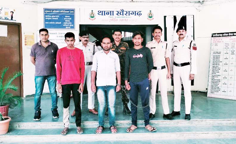 नाबालिग से गैंगरेप, तीन पकड़ाए नाबालिग से गैंगरेप, तीन पकड़ाए