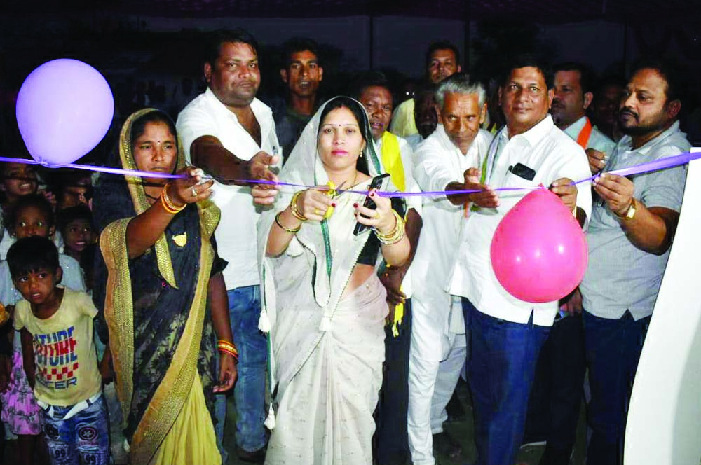 20 लाख से बनी समरसता भवन का लोकार्पण 20 लाख से बनी समरसता भवन का लोकार्पण