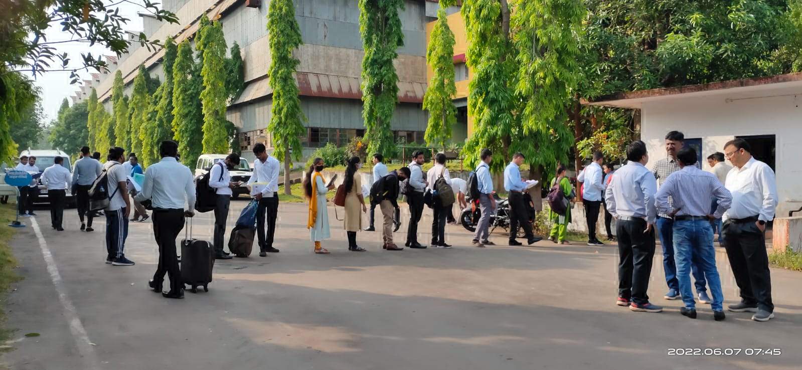 एनएमडीसी में कनिष्ठ अधिकारी बनने 200 से अधिक ने दी कौशल परीक्षा