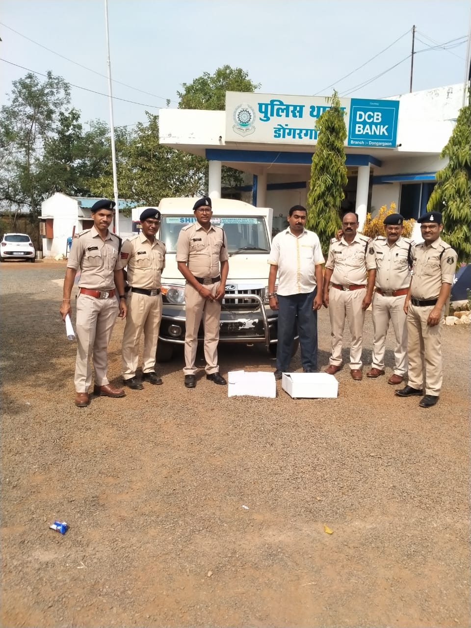 बोलेरो में शराब रखकर बेचने वाला आरोपी पकड़ाया, 72 पौवा जब्त