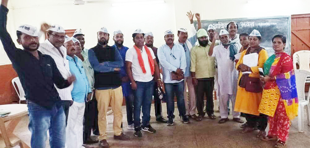 दिल्ली से आप के छत्तीसगढ़ जोन प्रभारी बचेली पहुंचे